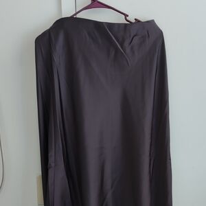 Rachel Zoe Deep Purple Satin Skirt